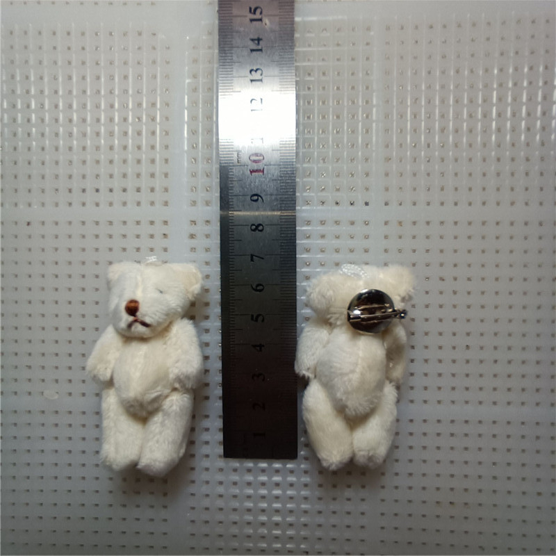 6cm M Oso Blanco para alfiler