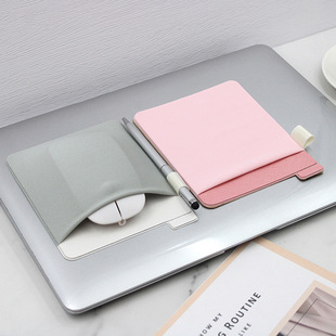In-Stock Multi-Color Lycra Mouse Bag Notebook Self-Adhesive Sticker Bluetooth Mouse Storage Bag Portable Carrying Bag