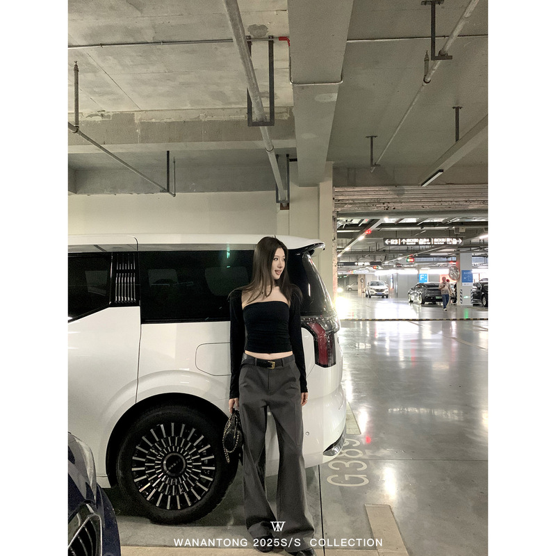 WANANTONG 超爱!私服Citystreet 重工纱洗长短款工装裤女夏季|undefined