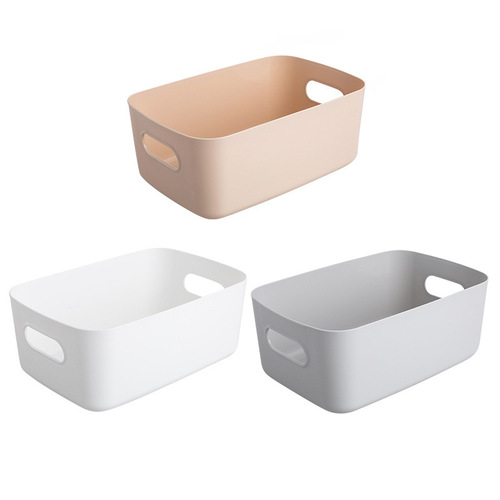 Storage box desktop miscellaneous storage box thickened kitchen storage box household plastic clothing and cosmetics storage box