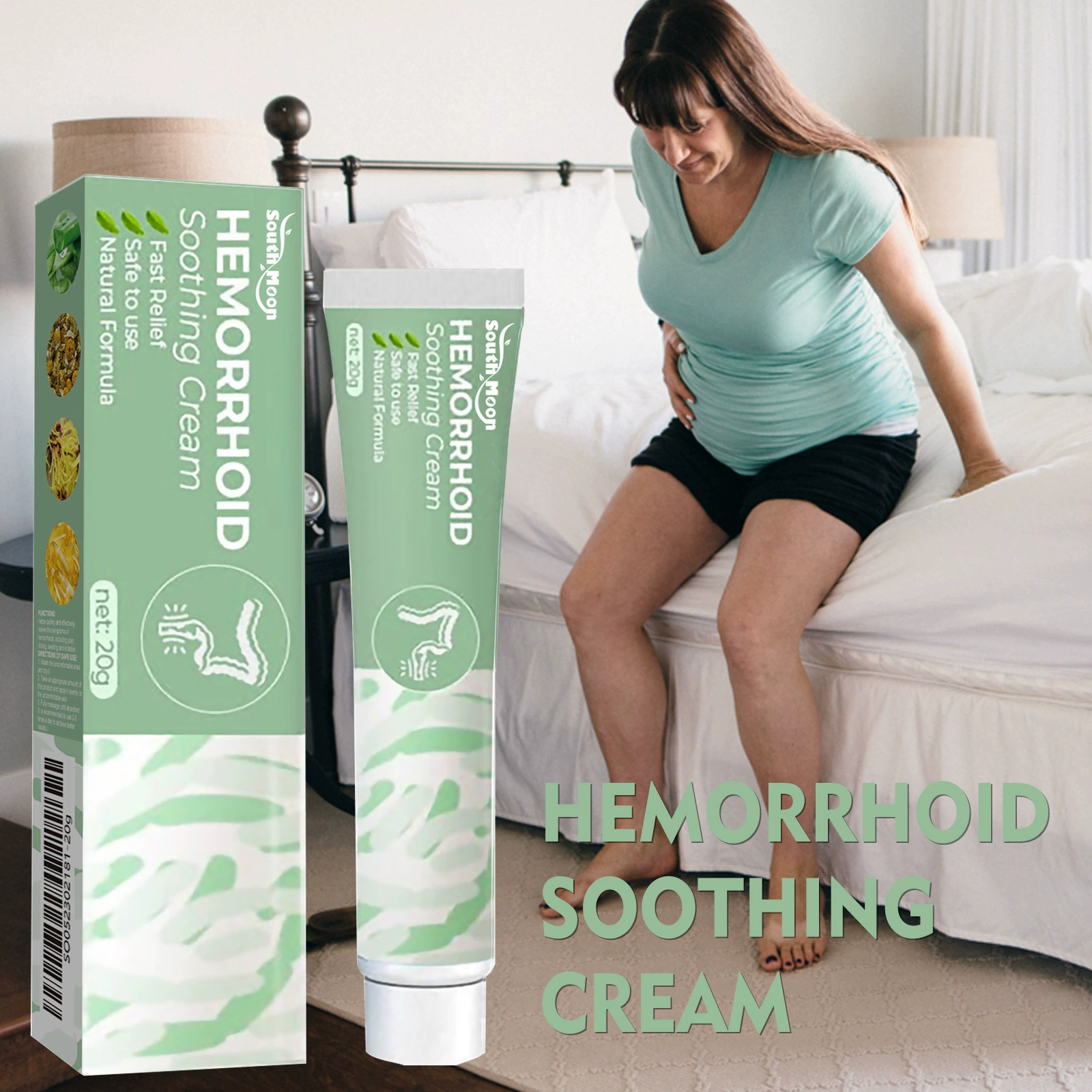 Крем для ухода за телом South Moon, восстановление анальной кожи, нанесение увлажняющего крема для ухода за телом