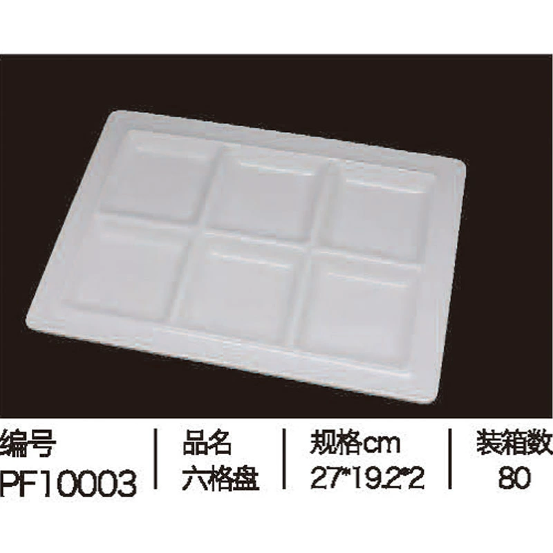 Trip rectangular circular tea hotel Kitchen high -end plastic integrated non -slip passing dishes special commercial use