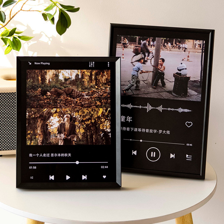 nfc music Wall diy photo gift a4 music photo frame table hanging wall album cover chip sticker picture frame