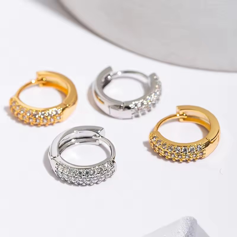 Orecchini uomo con diamanti stile street di lusso eleganti_voghion.com