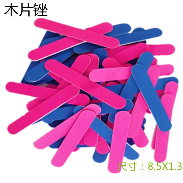 Factory wholesale disposable wood file mini nail file 8.5m wood skin sandpaper file small file sandpaper file