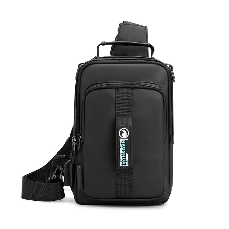Venta directa de fábrica nuevo bolso de pecho de los hombres de múltiples funciones moda casual hombro bolsa de mensajero al aire libre bolsa de viaje transfronteriza