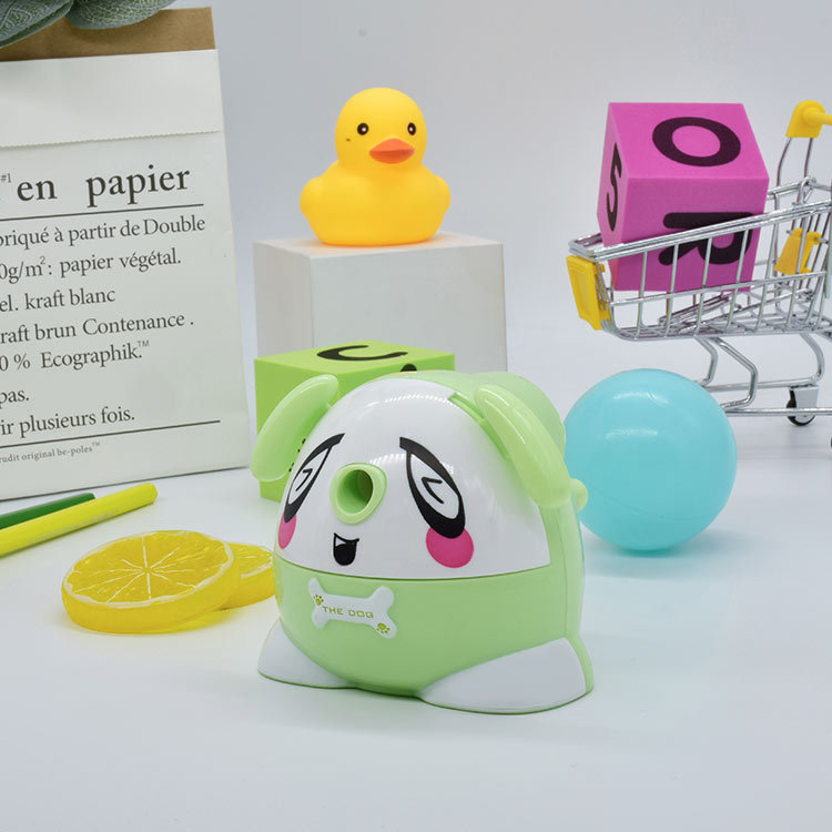 Feliz 709A Doudou Sacapuntas de manivela Sacapuntas de dibujos animados para niños Sacapuntas de aleación de acero núcleo de cuchillo Sacapuntas regalo