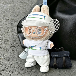 17cm������labubu����ë�q����ϵ�������Ɍ��������e�\���L�����b
