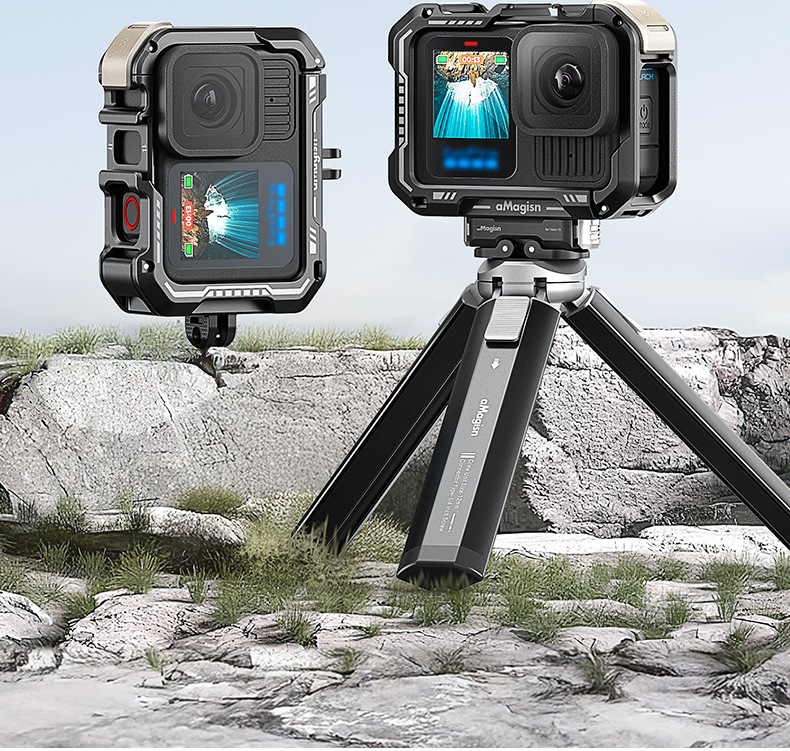 GoPro - フジイ Mechrig 262ft (80m) Underwater Waterproof Action Camera Case