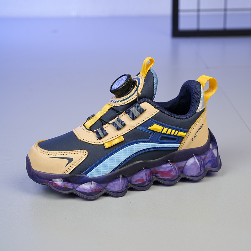 309 딥 블루 가죽 표면