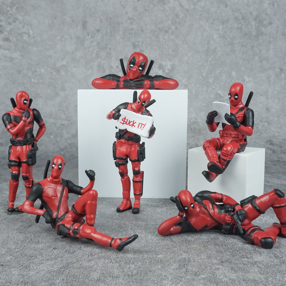 Modelo de figura de Deadpool transfronterizo
