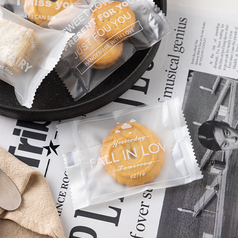 Máquina selladora de bolsas para galletas, sella galletas en forma de copo de nieve, dulces crujientes, modelo nuevo 2025, bolsas individuales pequeñas, sella bolsas de dulces para hornear.