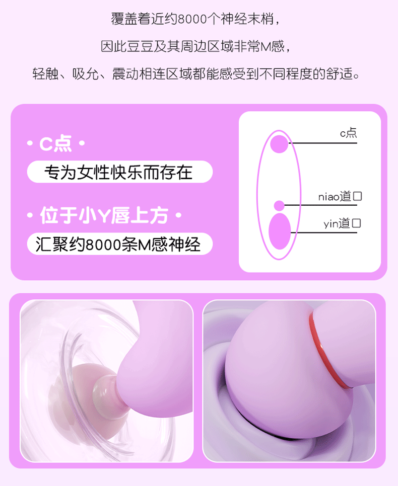 Wearable Vibrating Egg with Remote Control, 9 Vibration Modes and Suction — detail image 17
