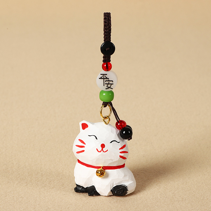 나무 조각 페르시아 고양이-평화 모델