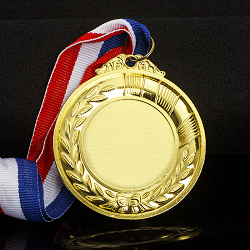 Fábrica al por mayor medalla de metal haciendo escuela deportes reunión trigo oído oro plata medalla de cobre corriendo competencia Lista de Honor
