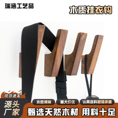 スポット木製壁フック玄関ドア吊り帽子バックパックジャケットコートラック浴室収納フック