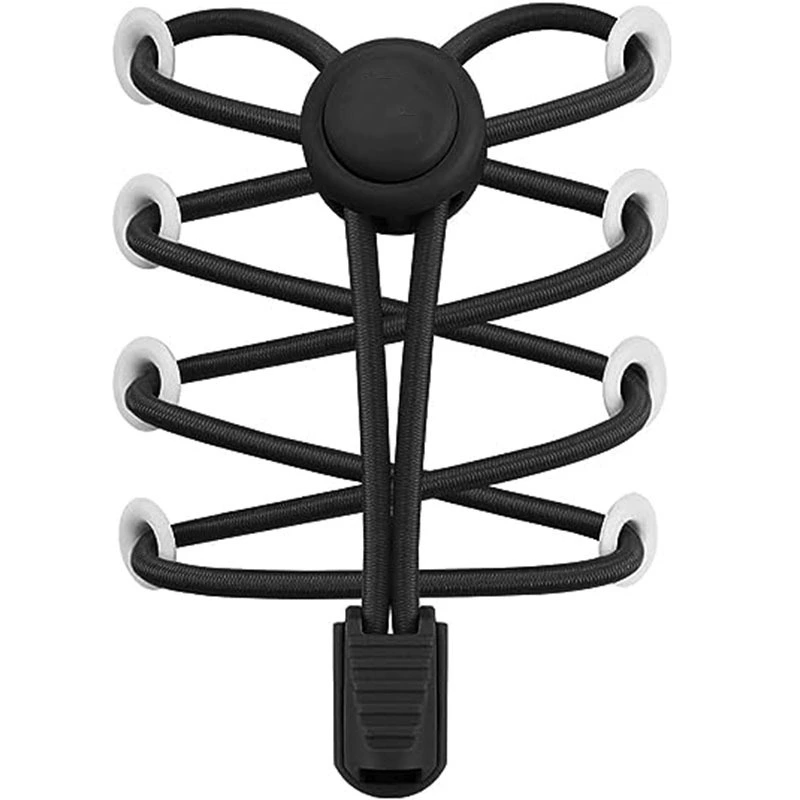 Трансграничные Однотонные эластичные шнурки серии ленивые шнурки 3 мм Резиновые веревки кроссовки шнурки без галстуков