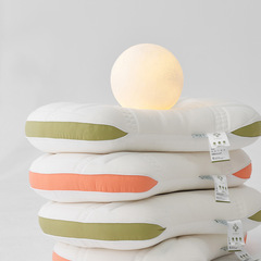 New Pure Cotton Feathery Cotton 3D Edge Embroidered Pillow for Adults, Pillow Core from Source Factory Supporting Dropshipping