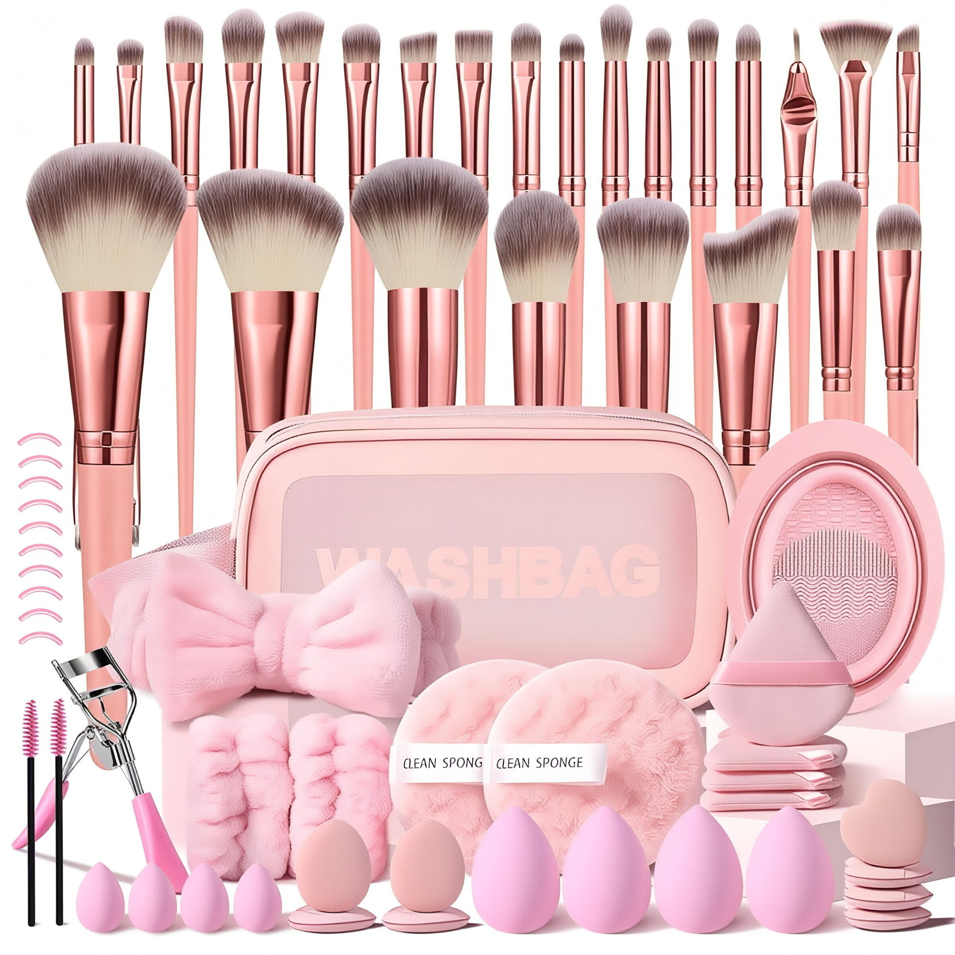 37pcs transfronterizos pincel de maquillaje polvo conjunto Amazon explosión caja de herramientas de maquillaje conjunto de herramientas de maquillaje conjunto