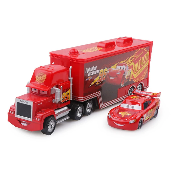 Three -generation new container truck+second -generation McQueen