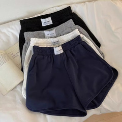 夏のスポーツはシンプルで短いカジュアルパンツの婦人服の新型のワイドレギンスのショートパンツは腰を緩めて設計しています。