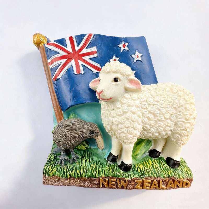 New Zealand flag Mianyang refrigerator stickers resin magnetic creative three-dimensional stickers tourism souvenirs foreign trade New Zealand flag Mianyang refrigerator stickers resin magnetic creative three-dimensional stickers tourism souvenirs foreign trade