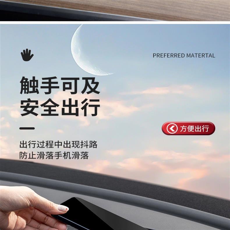 Car anti-slip mat, dashboard decoration, perfume ornament, aromatherapy dispenser, removable toilet paper holder, round silicone mat