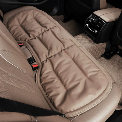 leather winter single-piece Mercedes-Benz BMW – Seat cushion, seat cover - chestnut-brown-single-back-seat-cushion-mercedes-benz-car-logo