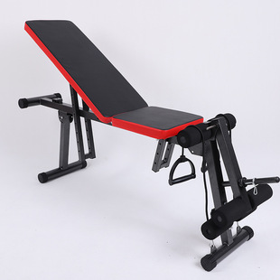 Household multi-functional fitness chair sit-up board abdominal muscle board dumbbell stool flat stool bench press fitness equipment