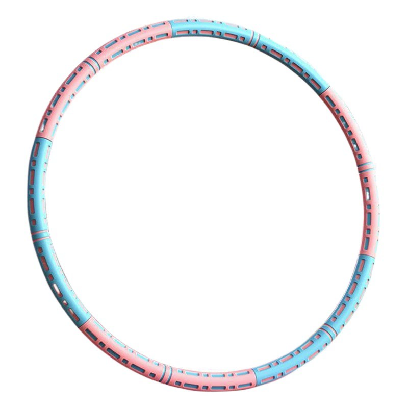 Стальная труба Hula Hoop Съемный вес Hula Hoop Фитнес-кольцо Бытовое оборудование для фитнеса Взрослое пенное массажное кольцо