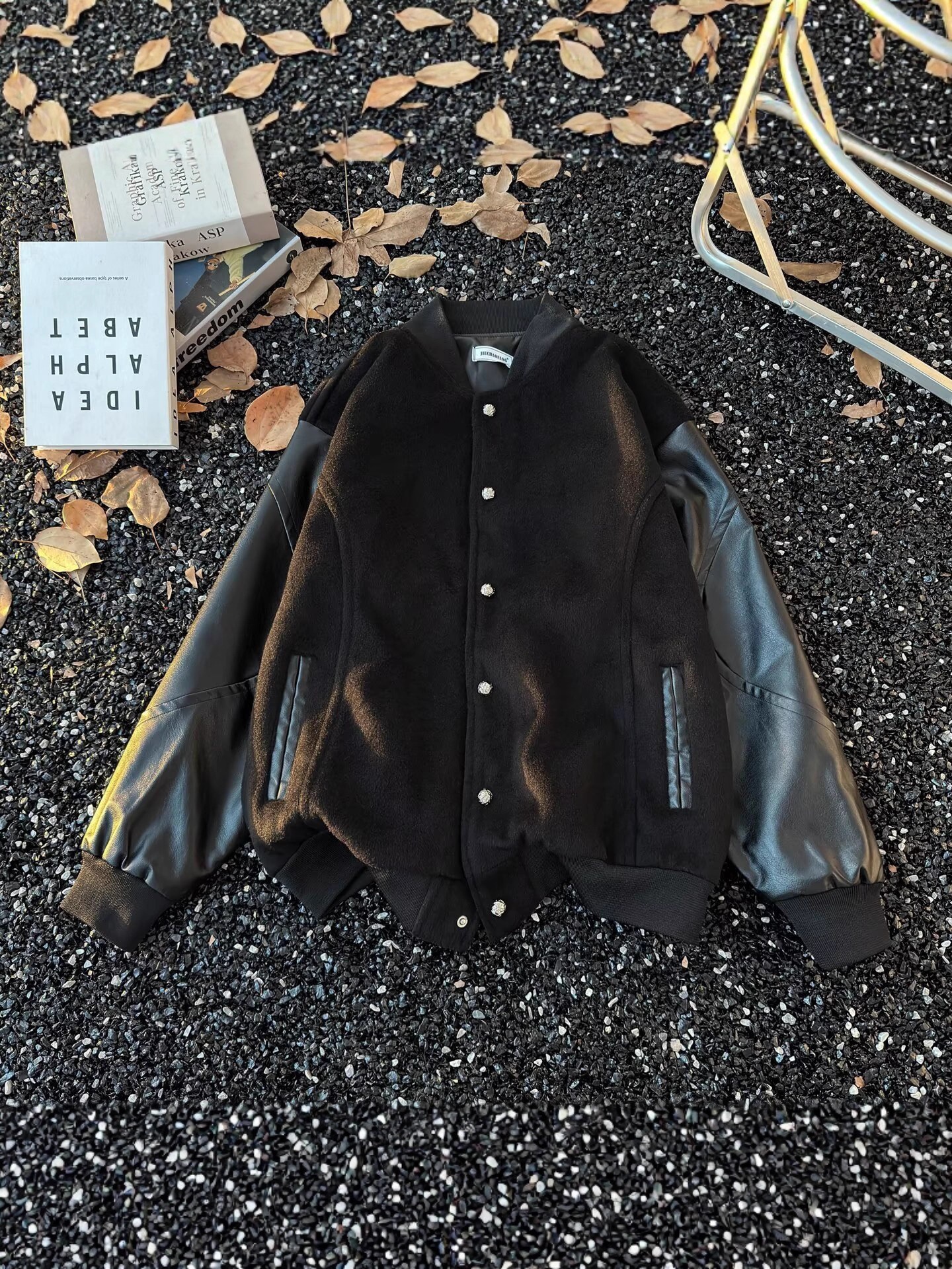 2025秋冬痞帅外套男ins高街潮牌港风日系原宿风韩版潮流宽松夹克