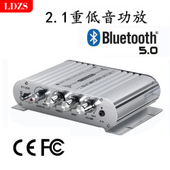 ST-838家庭用車載12vアンプbluetoothアンプ2.1チャンネルアンプ超サブウーファ人気アマゾン