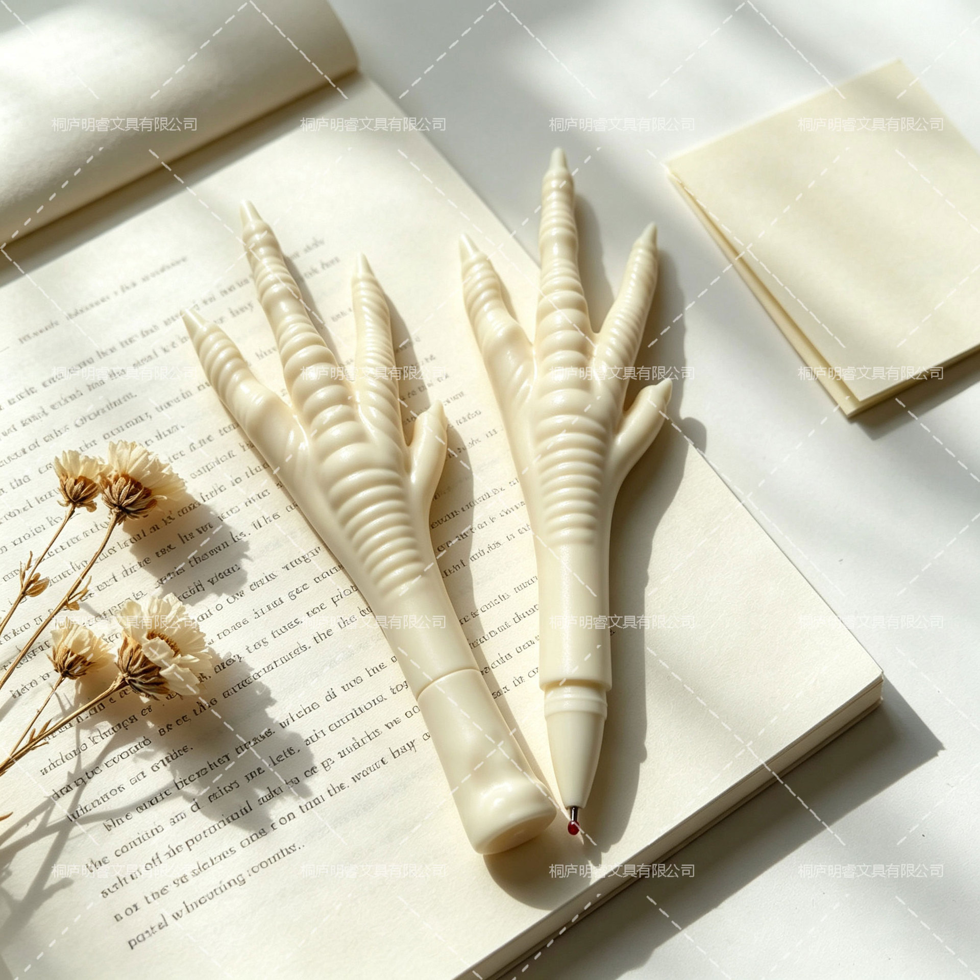 Fun pepper chicken claw-shaped neutral pens, stationery for children and students, writing and drawing pens, creative photo props, and decorative gifts