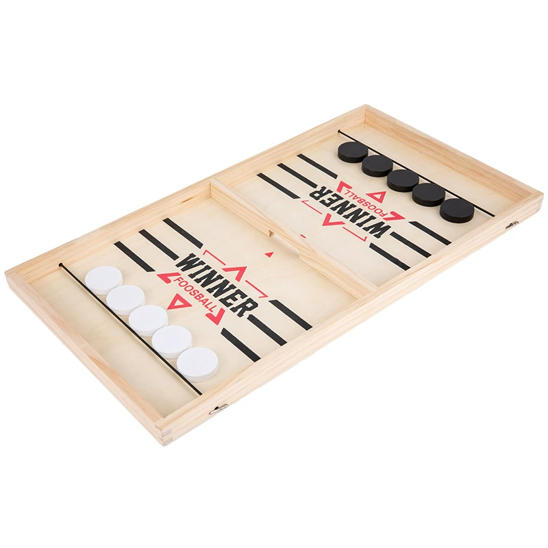 Wooden table fighting interactive toy for double, board game, for children and parents
