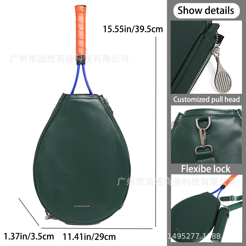 Bolsa de raqueta de tenis nueva 2025 de lujo ligero de alto nivel hombro bolsa de raqueta de pico bolso de bádminton deportivo al aire libre