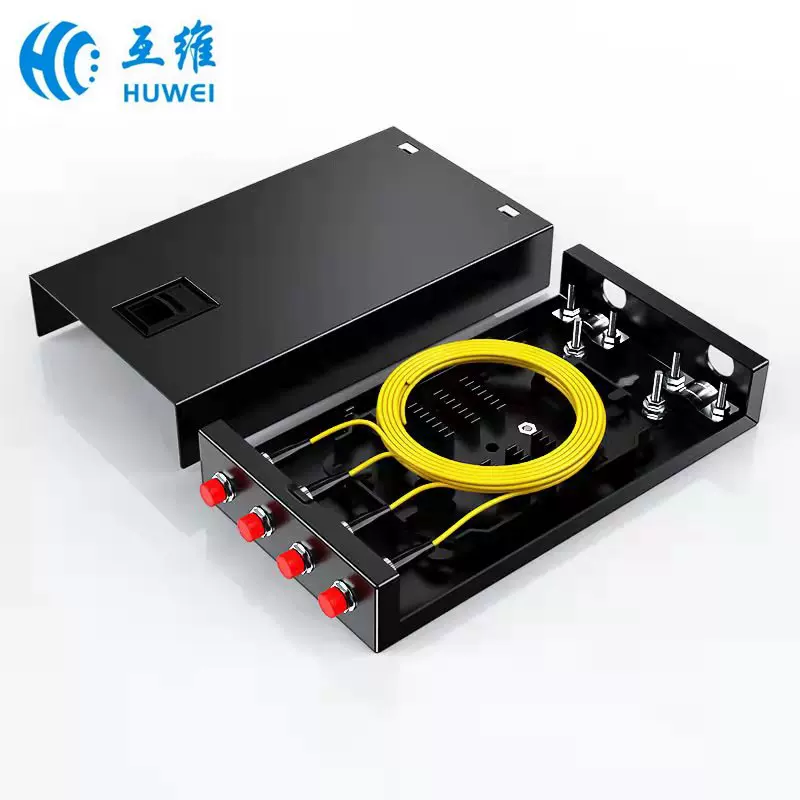 4芯光缆终端盒 4口优质优价辊厚镀锌板材光纤终端盒 厂家走俏