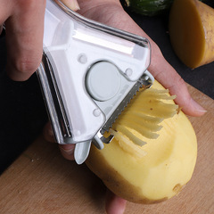 Economic and Practical 3-in-1 Kitchen Rotating Fruit and Vegetable Peeler, Chopper, and Slicer