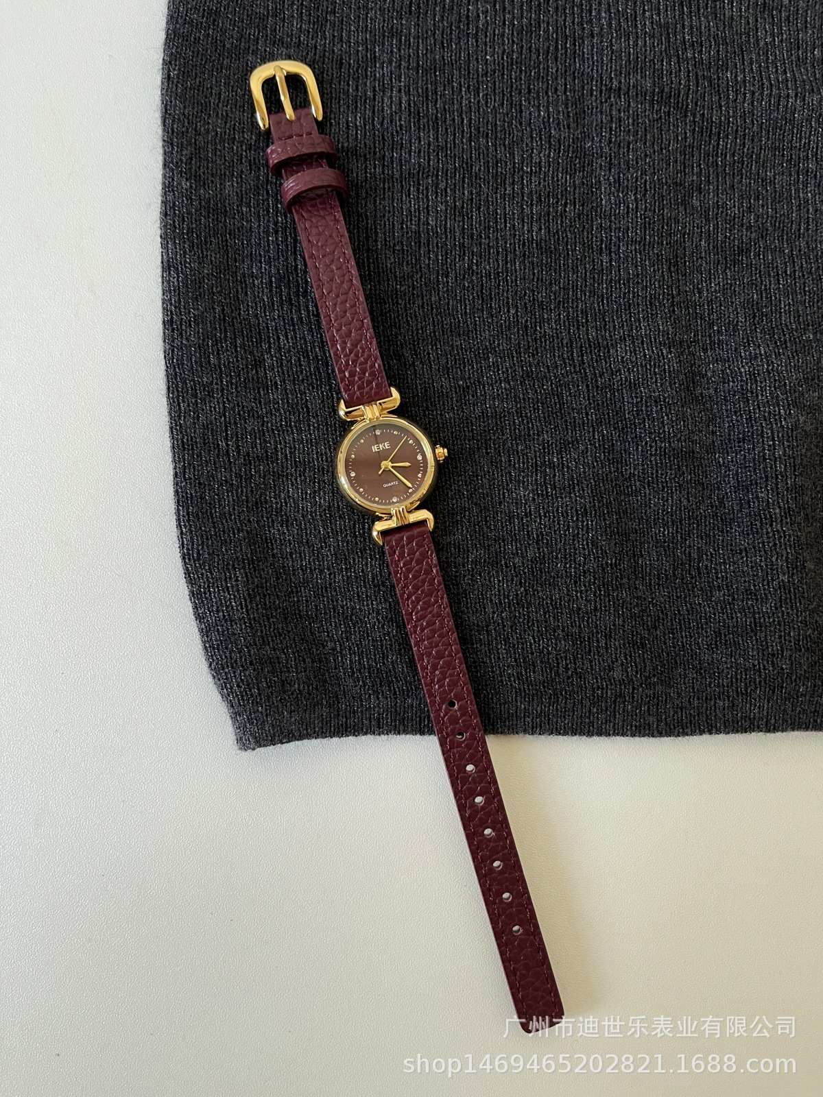 IEKEクロスボーダー小衆安可拉紅中古腕時計女性モデル個性軽豪華小型文字盤生放送プライベート女性時計