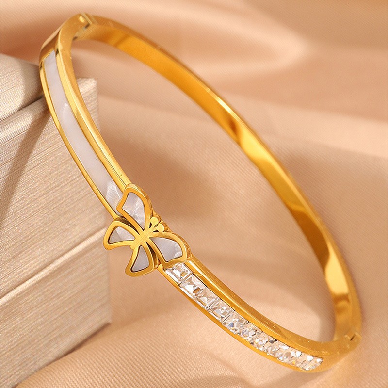 【117】SZ282-1 Golden Shell Butterfly Bracelet