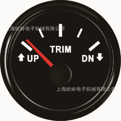 Pointer-Type Marine Modified Balance: automobile instrument - black-frame-black-bottom-pointer-upward