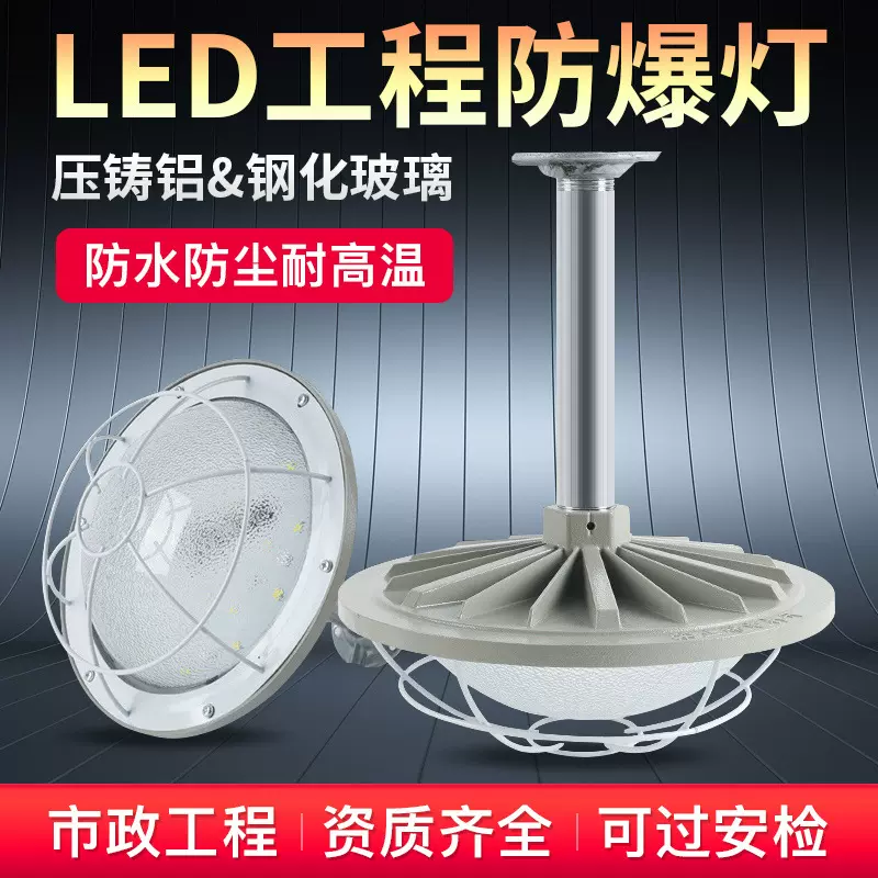 新款led防爆灯 跨境工程仓库厂房防爆灯具隔爆型加油站防爆照明灯
