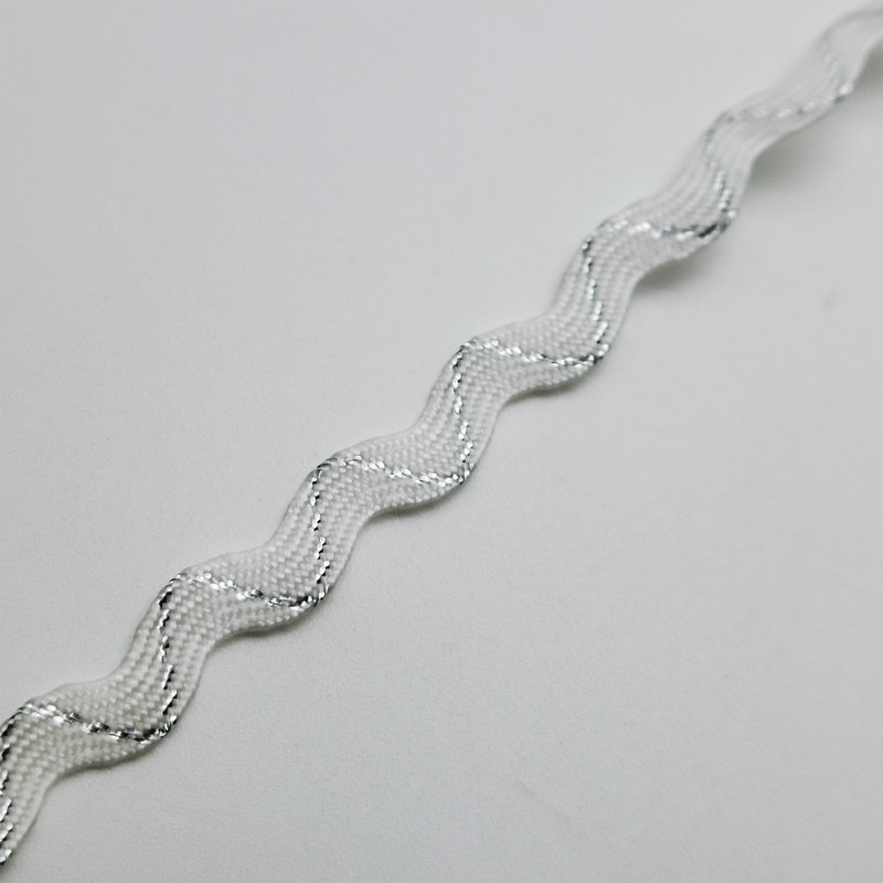 Poliéster borde curvo onda encaje cinta ropa cortina accesorios de encaje cinturón decorativo hecho a mano diyS encaje cinta