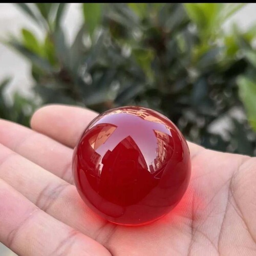 Liyu Hongyun Pearl Crystal Good Luck Beads Home Decoration for Hallway Office Desk Glass Ball Crafts 