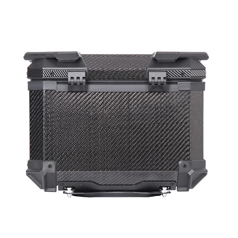 Aerospace grade 12K carbon fiber tail box aluminum alloy large capacity motorcycle tail box scooter electric car trunk