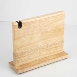 跨境磁吸刀架双面磁铁性菜刀座木质刀具木质砧板免打孔刀具收纳架