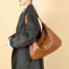 跨境外贸爆款女包大容量托特包简约休闲单肩腋下包软皮上班通勤包