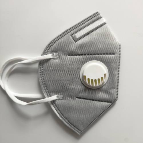 KN95 with exhalation valve, adhesive sponge strip for breathability and dust prevention, industrial anti-dust protection, adult disposable