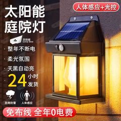 太阳能露营灯户外庭院灯农村家用防水室内LED照明人体感应路灯