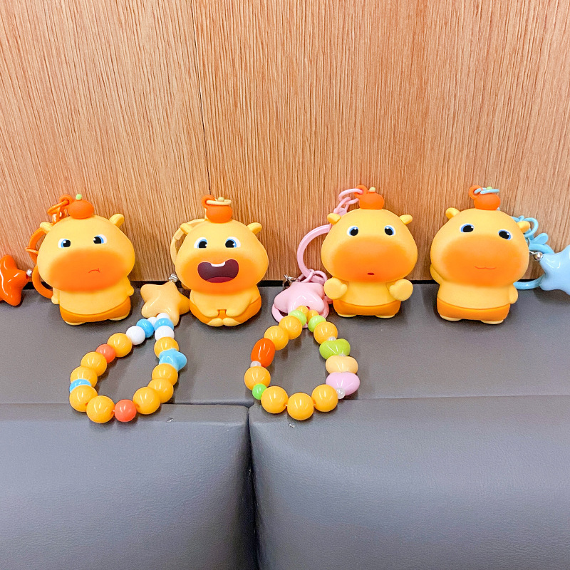 正版水豚噜噜pvc公仔可爱书包挂件幼儿园小学生礼物可爱吊坠批发|undefined