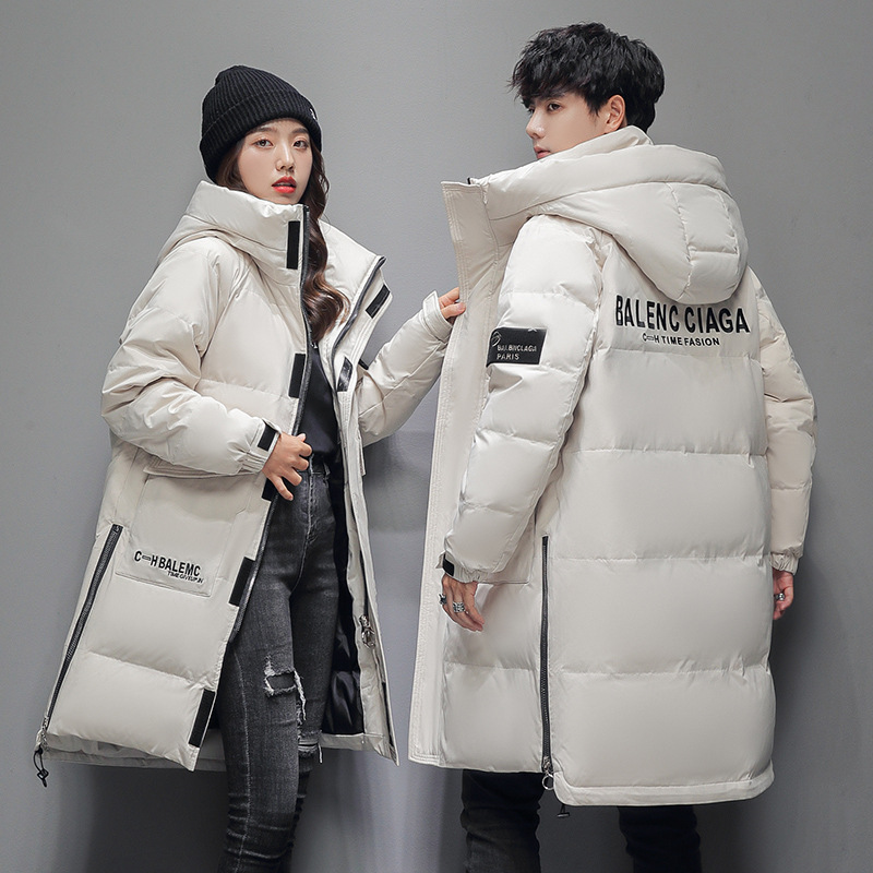 Down Jacket Women's Long 2022 New Loose Thickened 90 White Duck Down Couple's Winter Warm Jacket for Men Down Jacket Women's Long 2022 New Loose Thickened 90 White Duck Down Couple's Winter Warm Jacket for Men